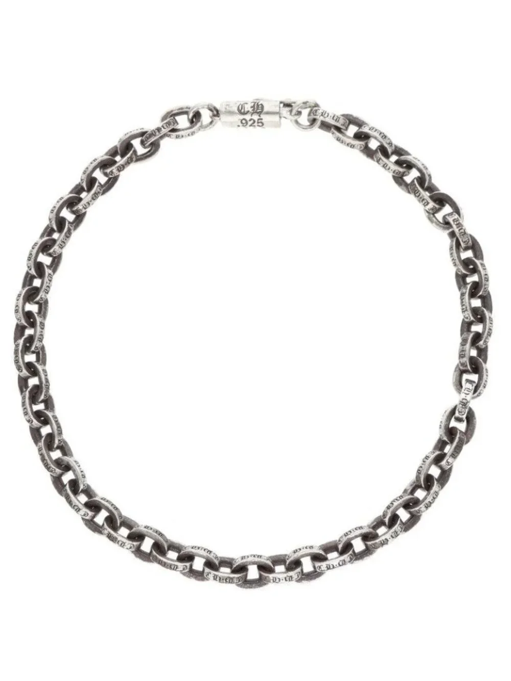 Chrome Hearts Paper Chain Silver Bracelet